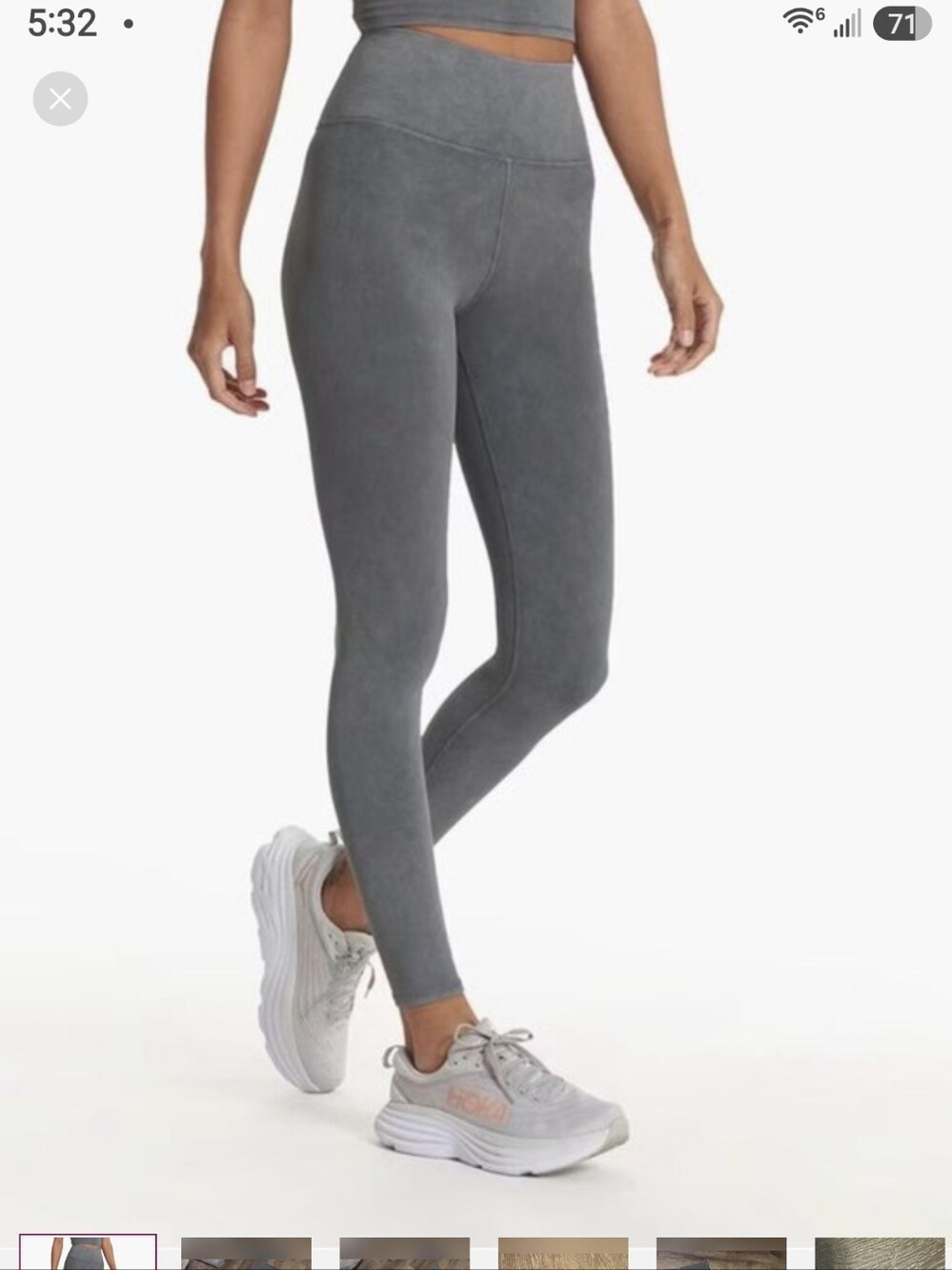 Vuori Washed Studio Leggings Small